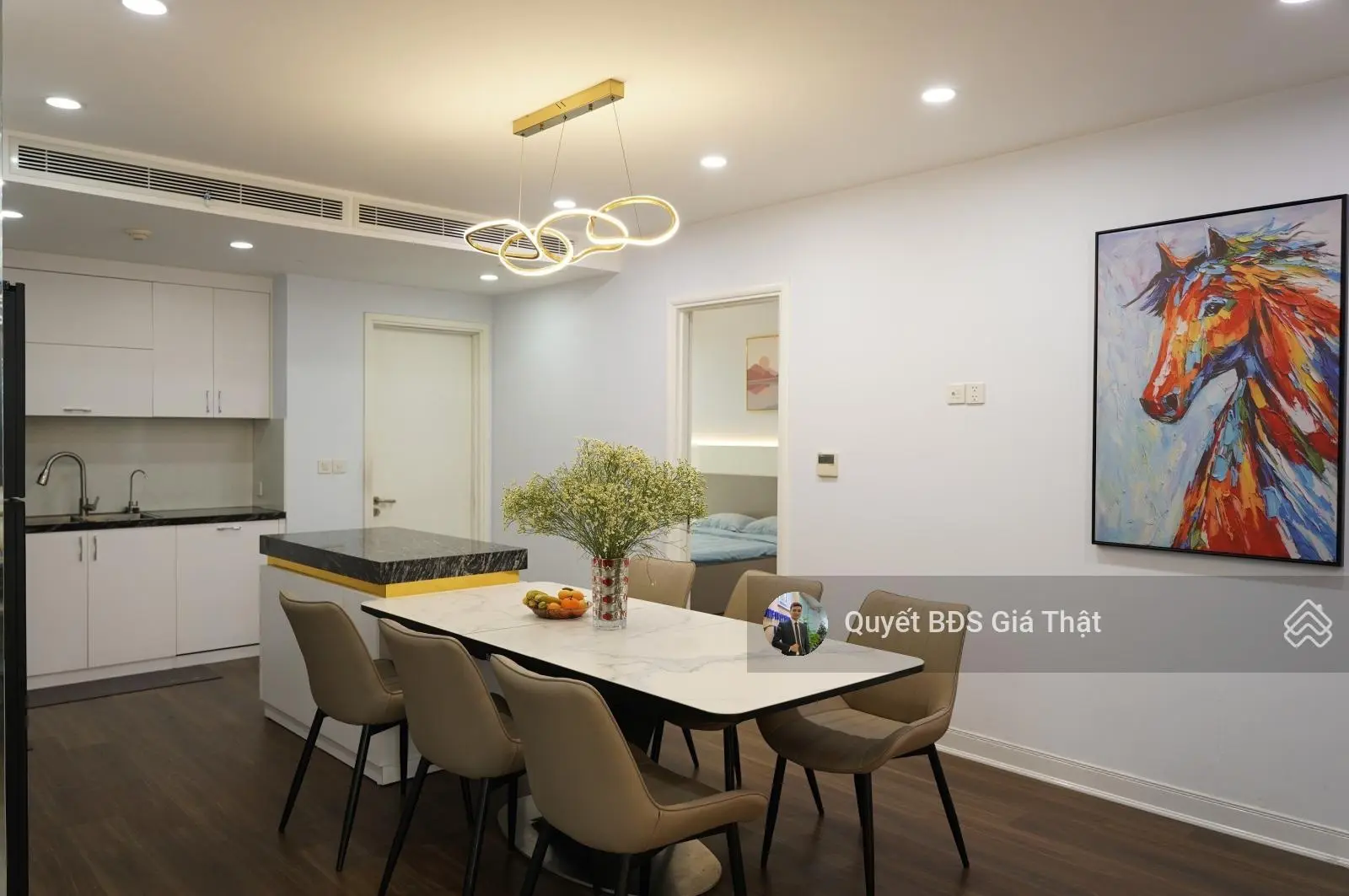 (Giá thật). Chính chủ bán căn 128.6m2 3 phòng ngủ + 1 đa năng full NT cao cấp 12.5 tỷ CC Sky Park