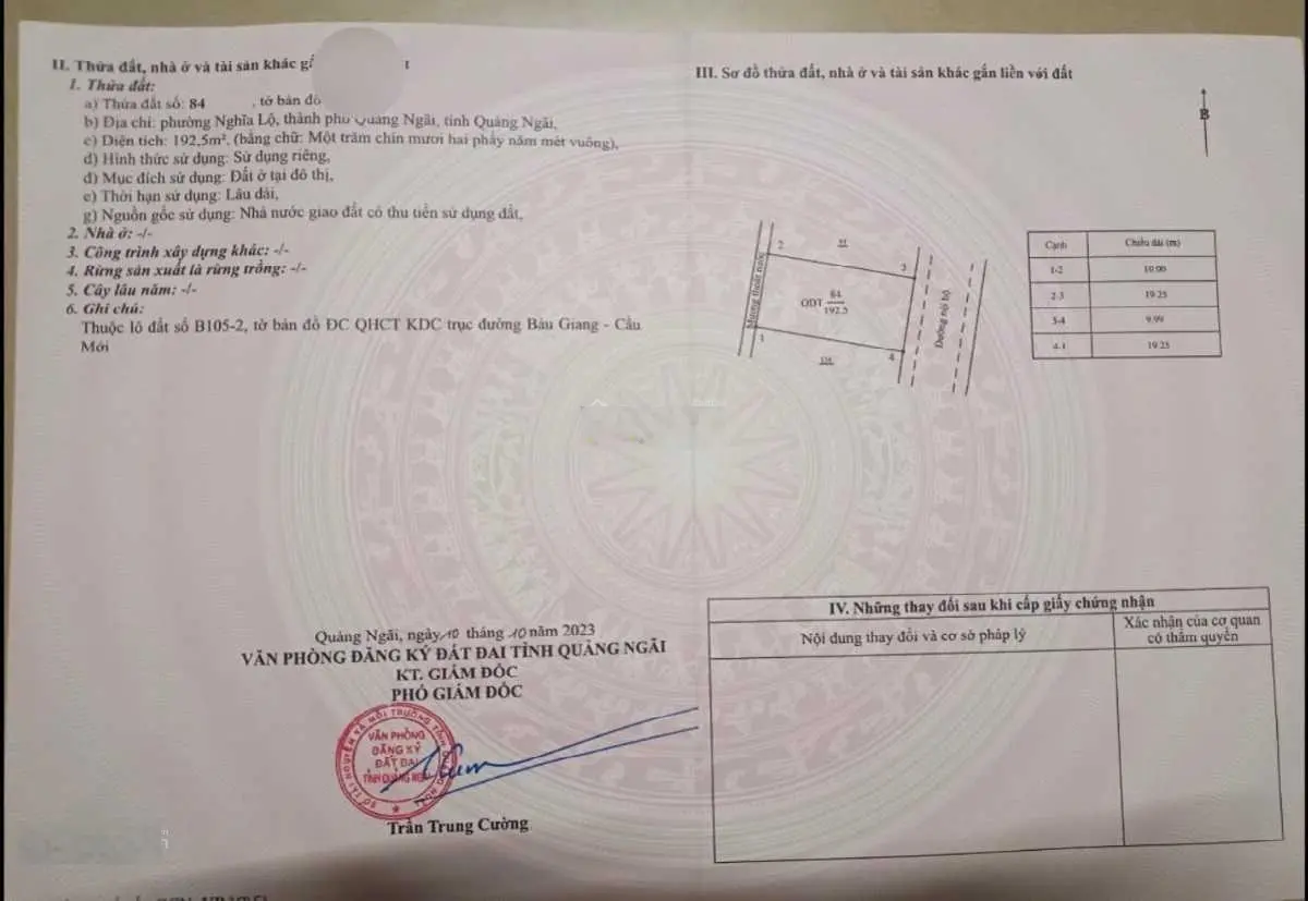Bán đất biệt thự KDC Tây Phan Đình Phùng, 192.5m2 (10mx19.25m) hướng Đông, SHR giá 3 tỷ 300 triệu