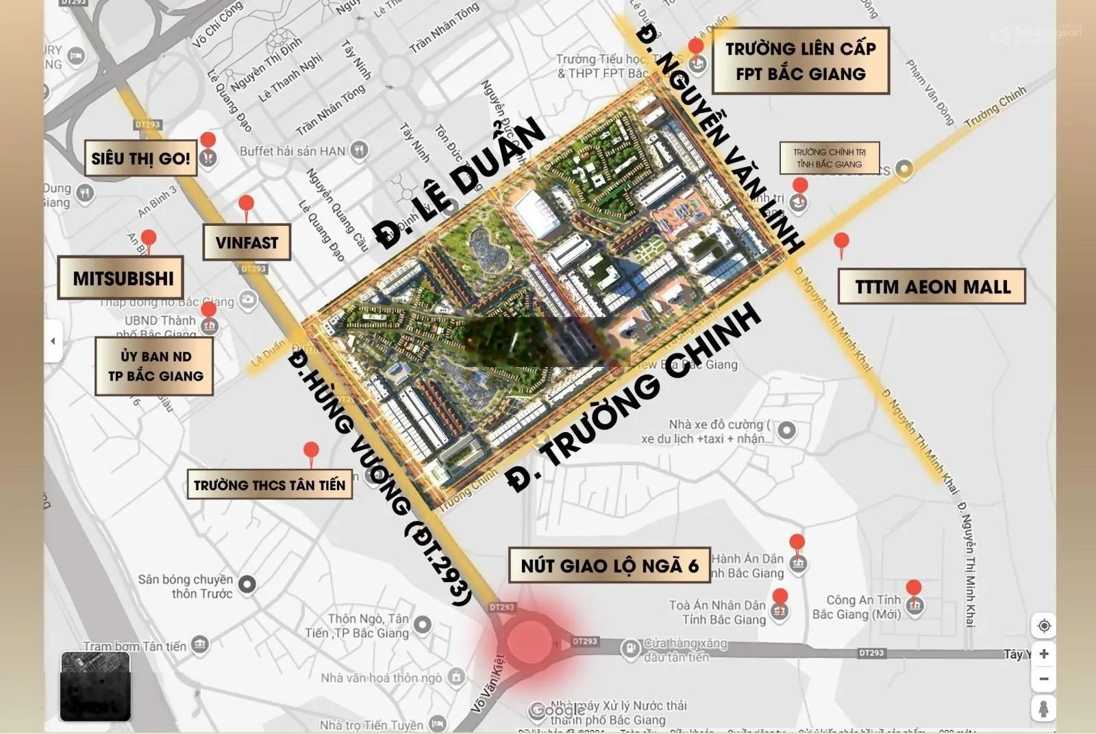 Bán lô mặt nhìn chung cư NOXH New Era Bắc giang . Giá tốt nhất thị trường. Lh 0977 879 ***