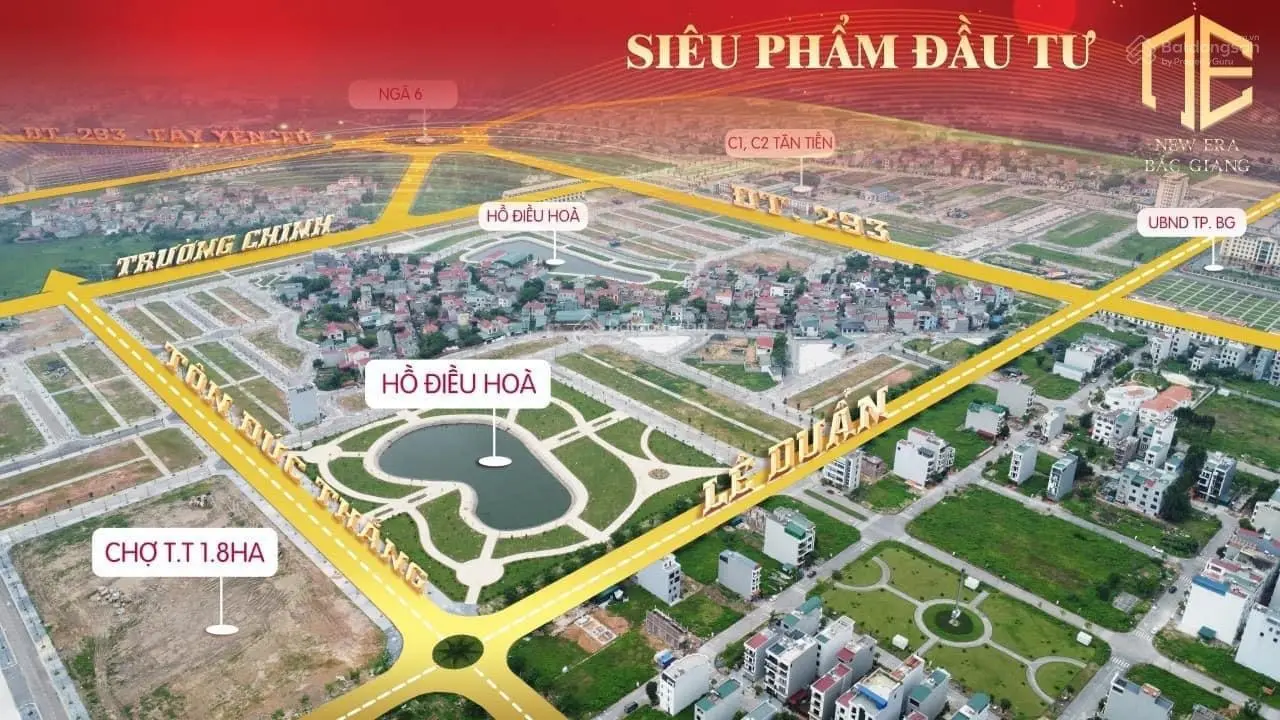 Chính chủ bán lô liền kề mặt đường Tỉnh 293 - New Era Bắc Giang
