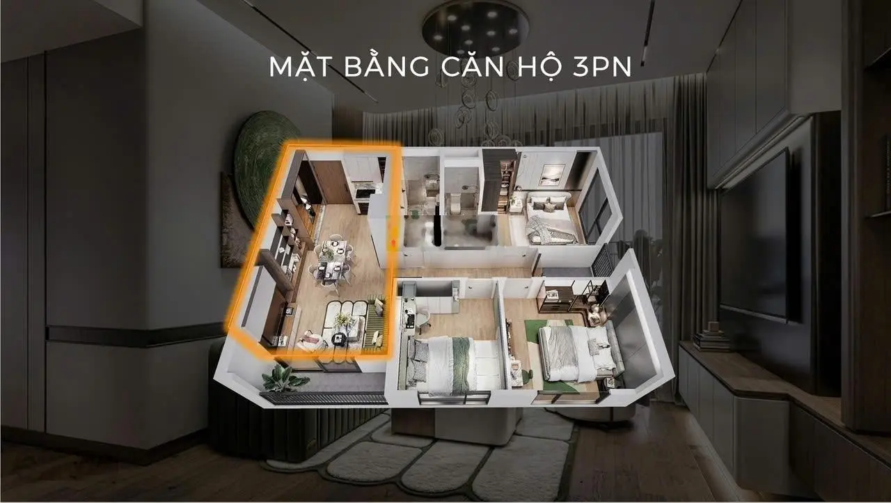 Quỹ 20 căn nội bộ 3PN + mở bán sớm