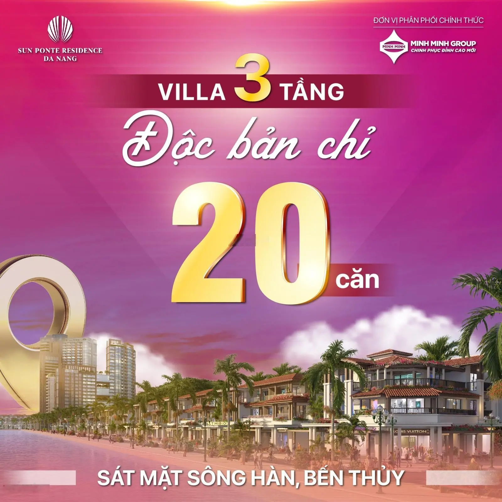 Nhận đặt chỗ vị trí đẹp phân khu thấp tầng Sonata, Sun Symphony Đà Nẵng