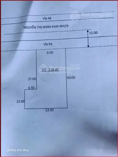 BÁN GẤP MẶT TIỀN NGANG 9M ĐƯỜNG NGUYỄN THỊ MINH KHAI
