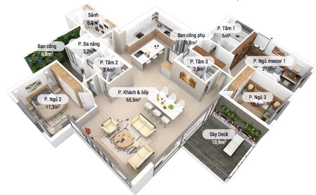 Duy nhất trên thị trường giá tốt - Aquabay 158m2 với tầm view triệu đô