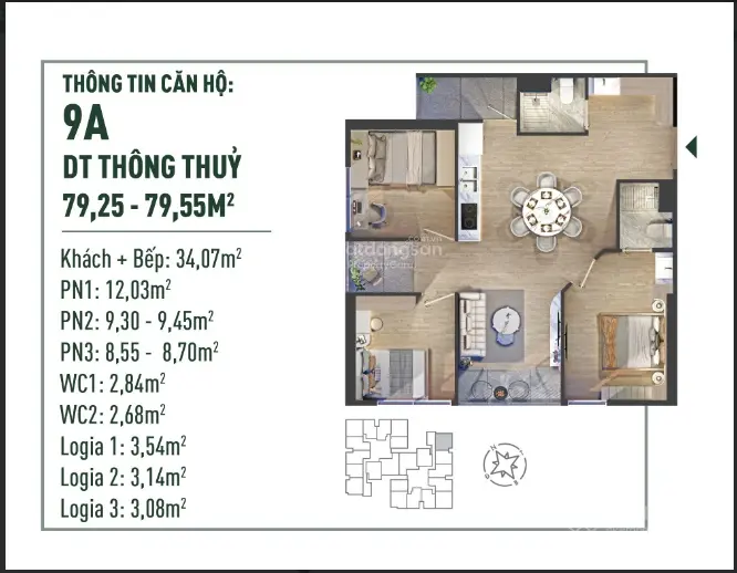 Căn góc 3PN hoa hậu view sông Bắc Hưng Hải/ BT vườn Mai, quà tặng 80tr, HTLS 0%, CK 6%. Giá gốc CĐT