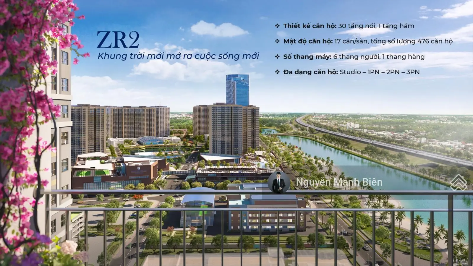 Cực hot! Duy nhất căn Studio Zurich 2 view quảng trường + Hồ San Hô Vinhomes Ocean Park 0988 963 ***