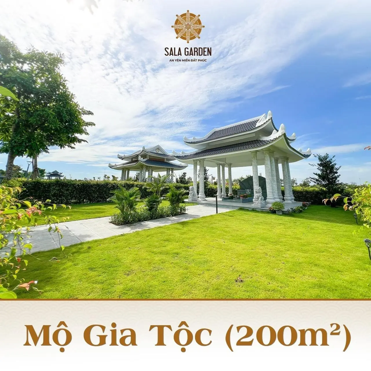 Hoa viên Sala Garden HCM 47tr/mộ, sổ cầm tay