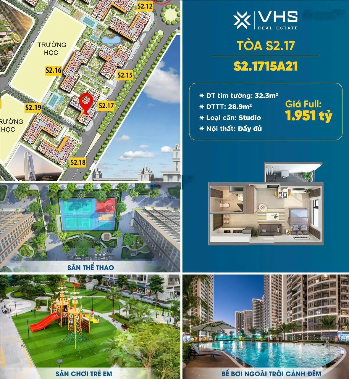 Căn hộ Chung cư Vinhomes Ocean Park Gia Lâm giá chỉ 1,7 tỷ VND