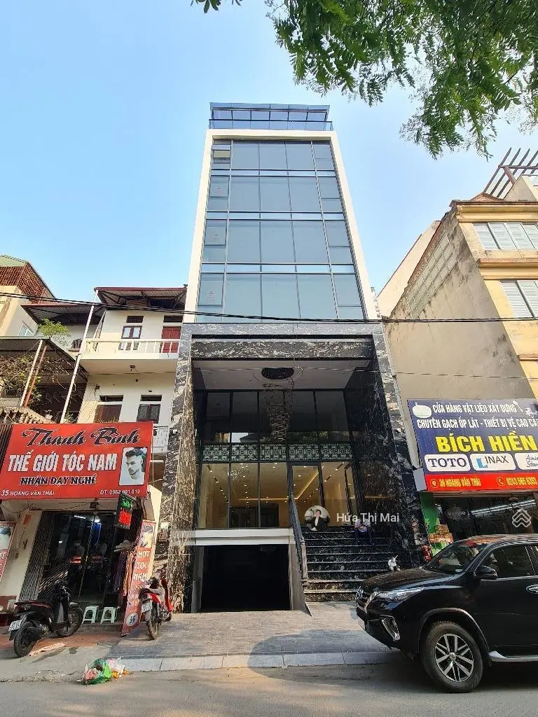 Bán gấp toà văn phòng 9 tầng mặt hồ Ba Mẫu, 155m có hầm, mt 8.5m, doanh thu 250tr/tháng