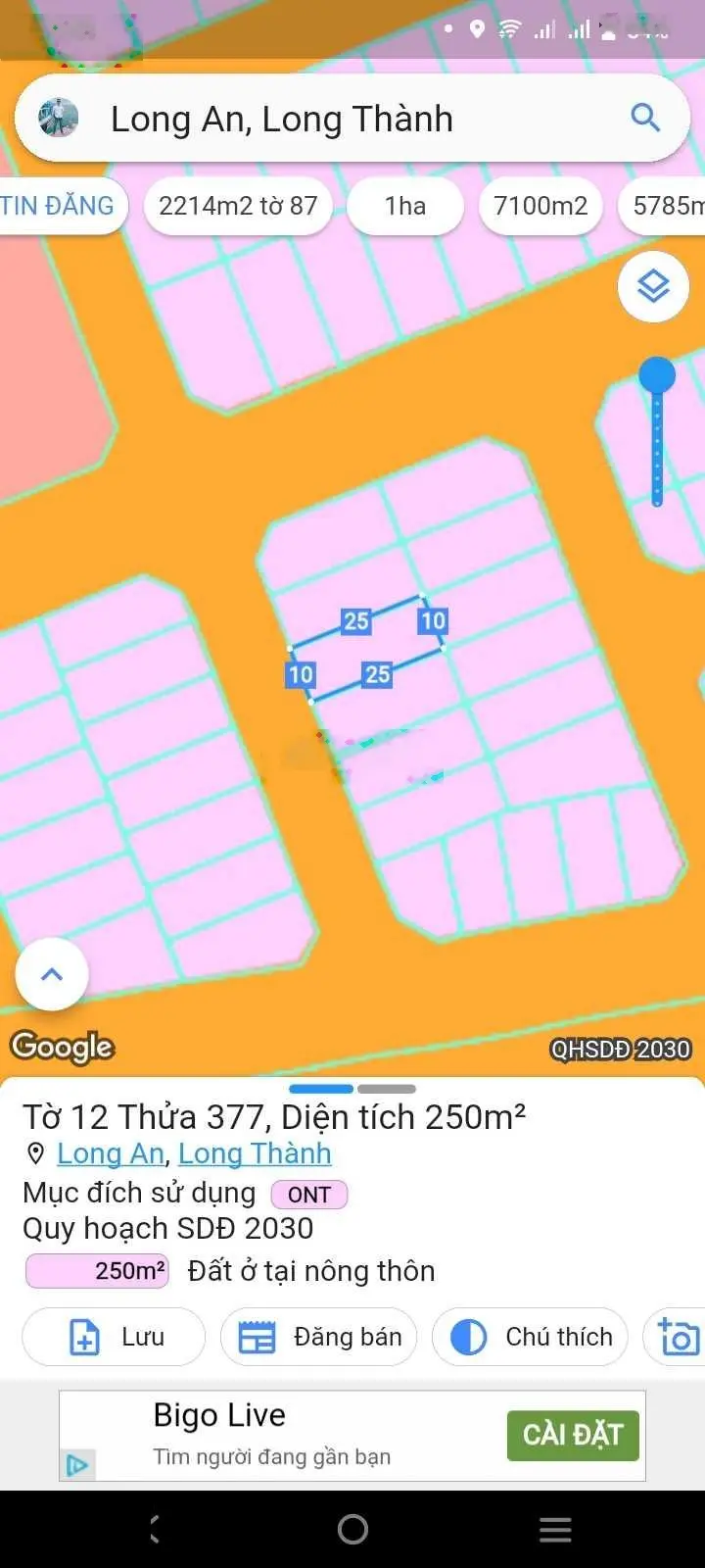 Cần bán đất tặng nhà mới xây 1T1L thuộc TĐC & sát chợ & nhà thờ Thái Lạc xã Long An, giá đầu tư rẻ