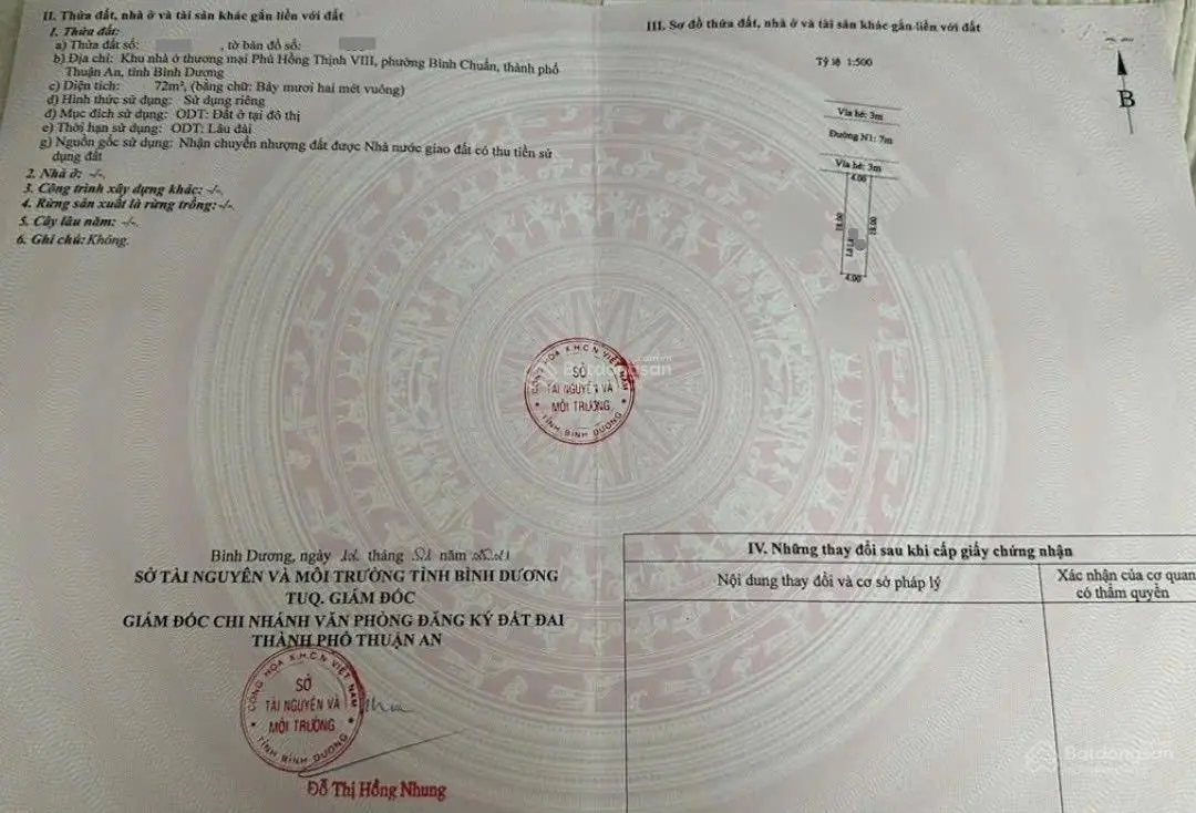 Nhà Mặt Tiền Kinh Doanh: 4Tỷ200_72m2 Nhà 1 Trệt 1 Lầu KDC Phú Hồng Thịnh 8, P.Bình Chuẩn, Thuận An