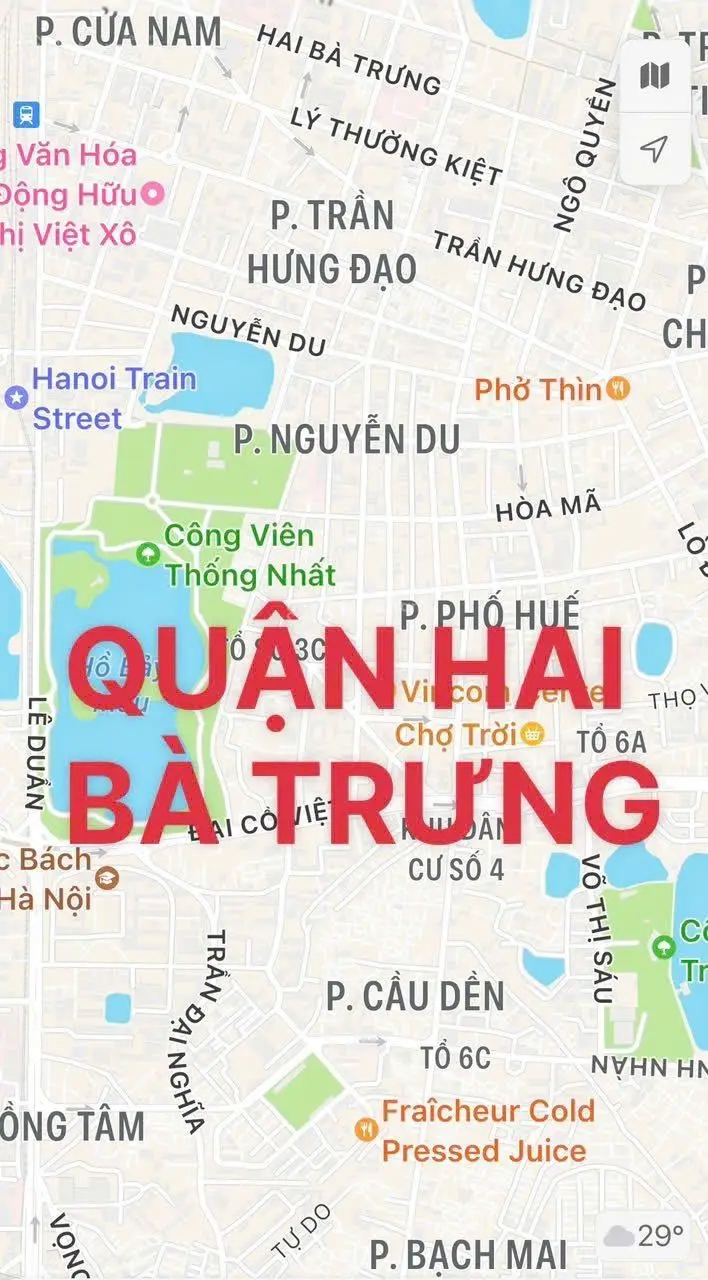 Cần bán nhà mặt Phố Huế, Hai Bà Trưng. DT sổ 160m2 x MT 8,2m. Vị trí nhà rất đẹp - Gần Phố Hàng Bài