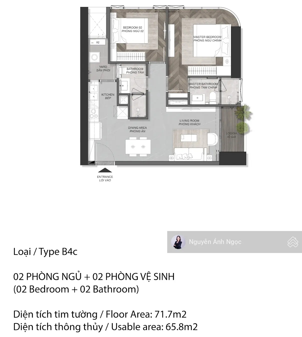 Chuyển nhượng gấp căn 2PN góc Eaton Park - A5.2x.08 - View trung tâm & Landmark 81 HĐMB 8,3 tỷ