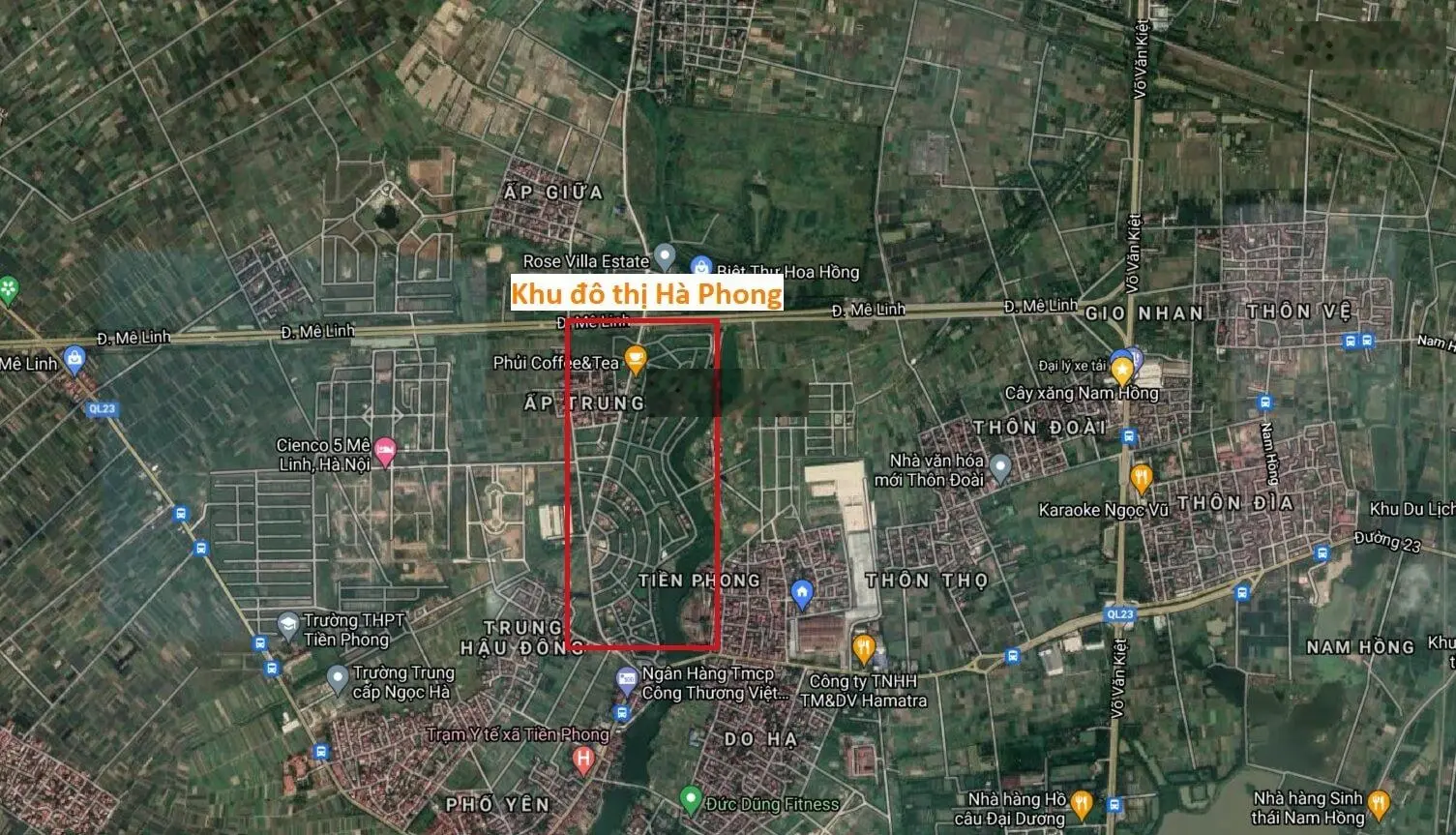 Bán lô đất tại khu đô thị Hà Phong, Mê Linh. Diện tích 30m2, giá thương lượng