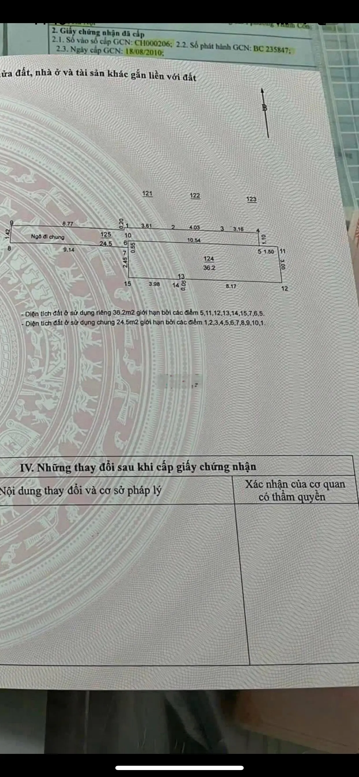 Bán nhà ngõ 444 Đội Cấn, Ba Đình. DT 37m2, 7 tầng. MT 10m. Giá 8.9 tỷ. Thang máy. Dòng tiền