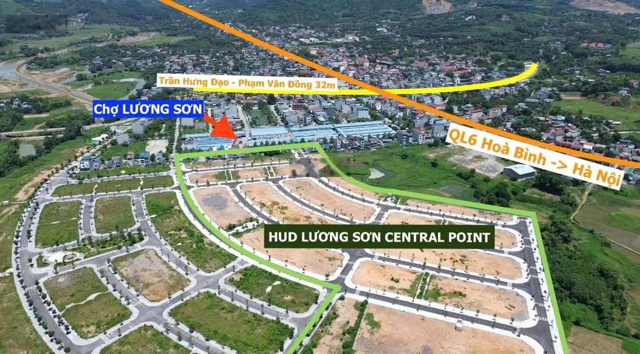 Bán suất ngoại giao Hud Lương Sơn 85m2 giá chỉ 22.5tr/m2 hướng đông nam
