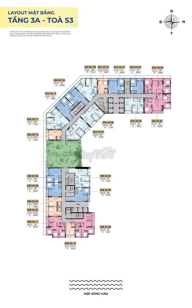 Giỏ hàng gốc tòa S3 Sun Symphony ĐN - chính thức nhận booking/ ck 1%