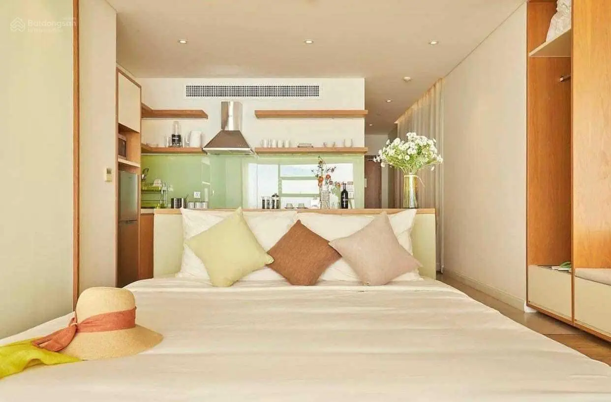 Hàng hiếm! 1 căn Fusion Suites 1PN duy nhất view biển Mỹ Khê full nội thất, sẵn sổ hồng lâu dài