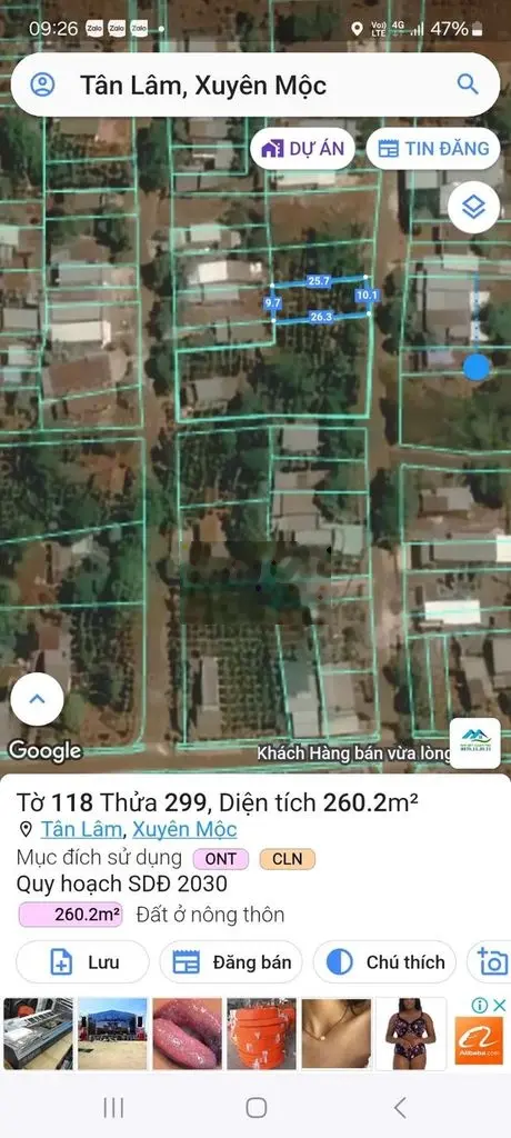 ĐẤT THỔ CƯ ẤP 4b TÂN LÂM GIÁ RẺ