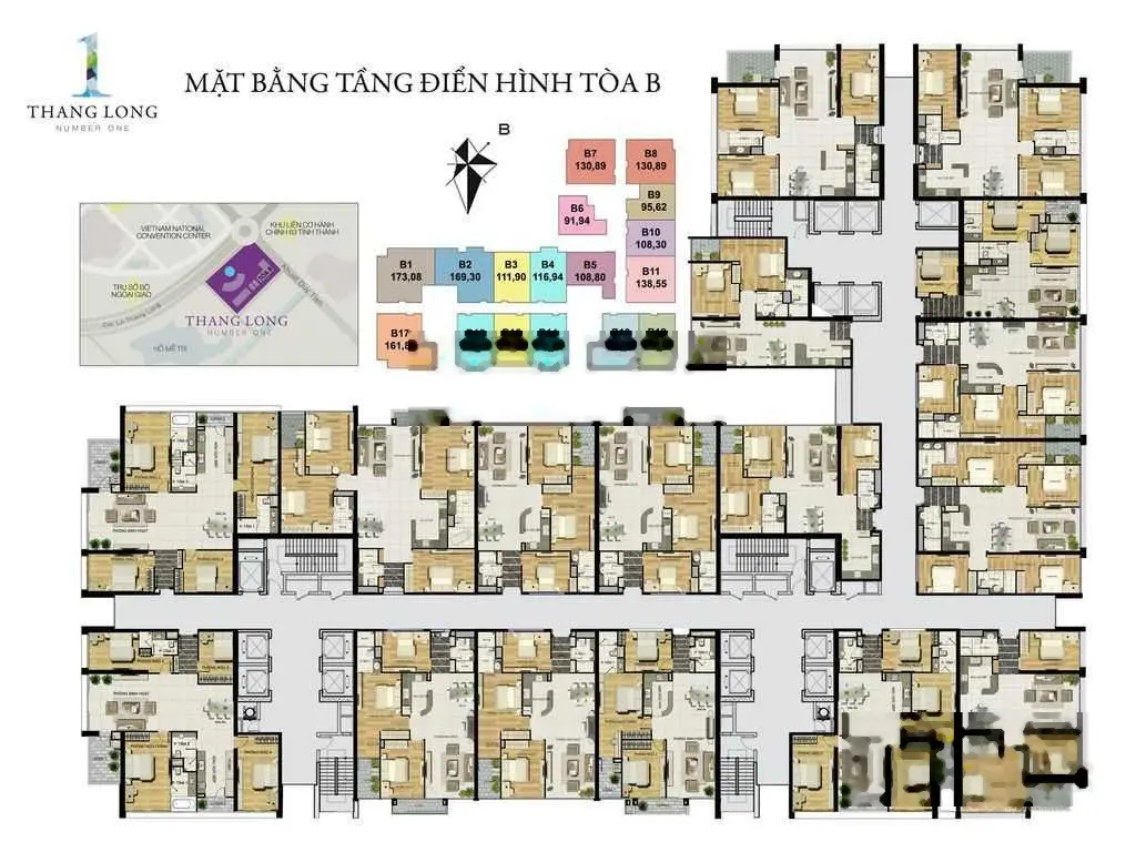 Chính chủ cần bán căn góc view đẹp 130m2 full nội thất cao cấp - Thăng Long Number 1