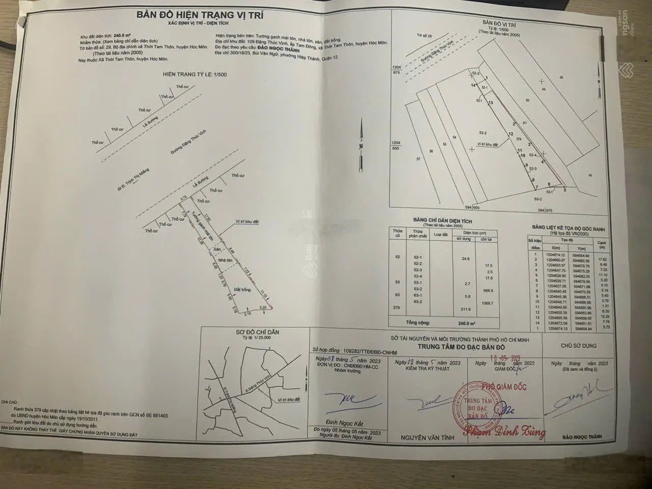 Bán nhà mặt tiền 4m nở hậu 8m đường Đặng Thúc Vịnh, Hoc Môn, TP.HCM