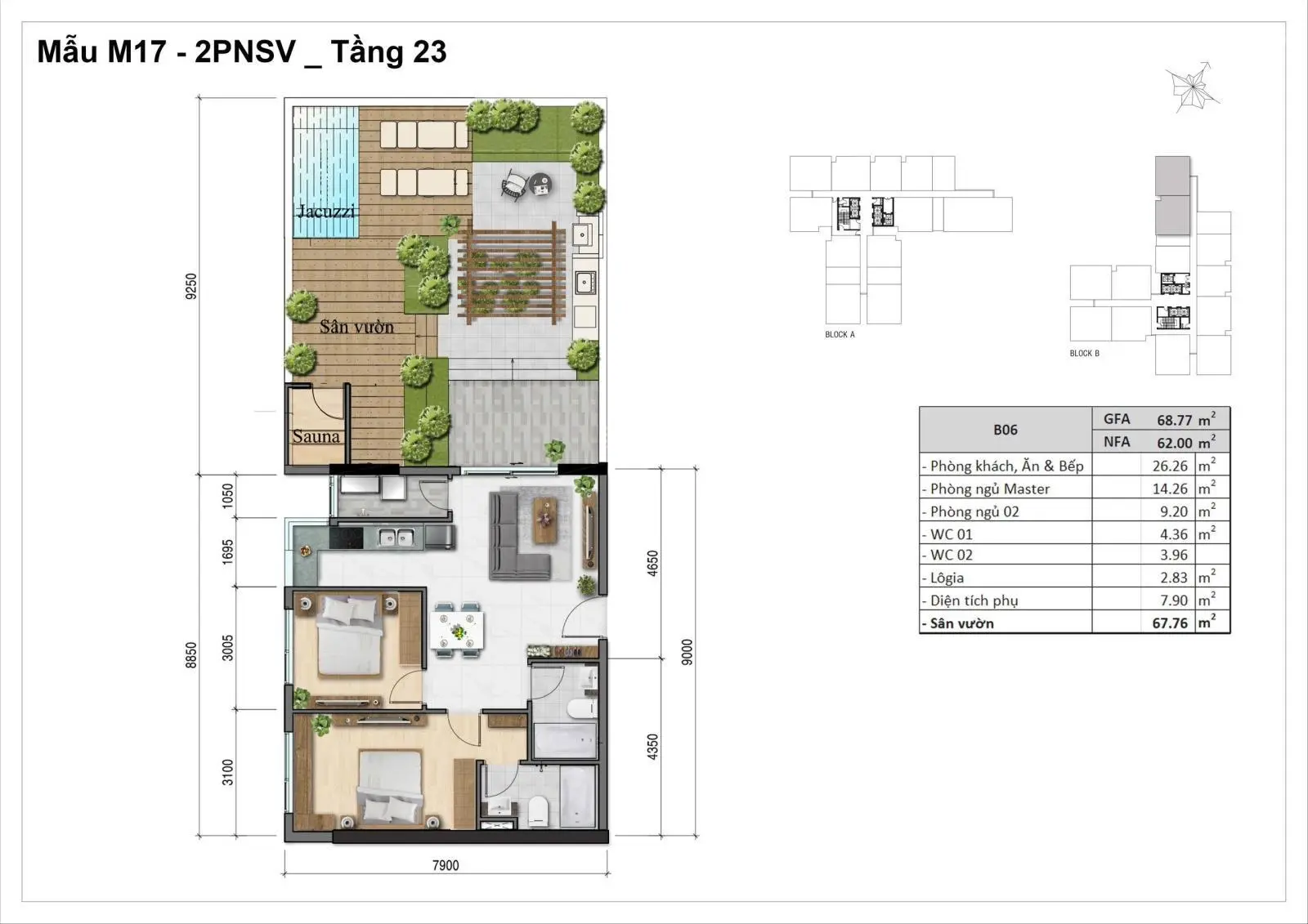 Bán Căn SkyGarden 131m2 Đẹp Nhất Dự án, Căn Hiếm Nhất Dự án, Sân Vườn 67m2