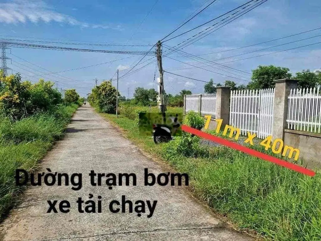 Bán đất thổ mặt tiền trạm bơm Hòa Phú