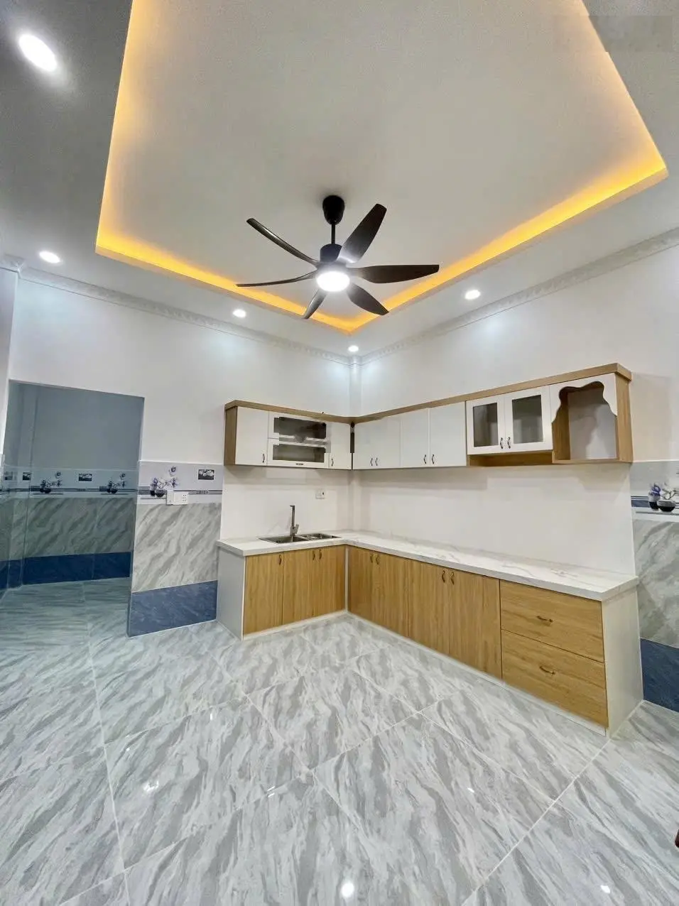 Bán nhà riêng tân kim thị trấn cần giuộc long an 67m2 nhà 2 lầu