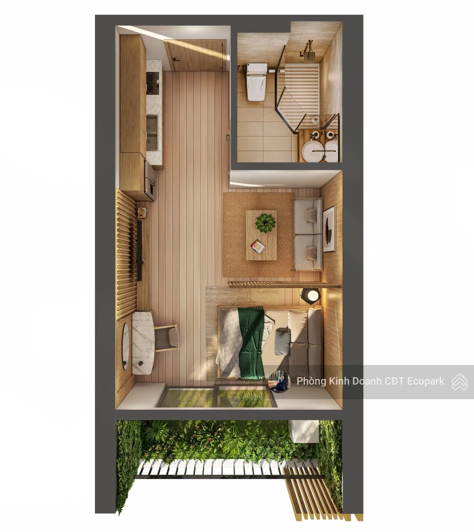 Hàng hiếm bán Studio Sky Forest hướng view BTĐ - ngang giá HDMB bao phí - LH 0981 152 ***
