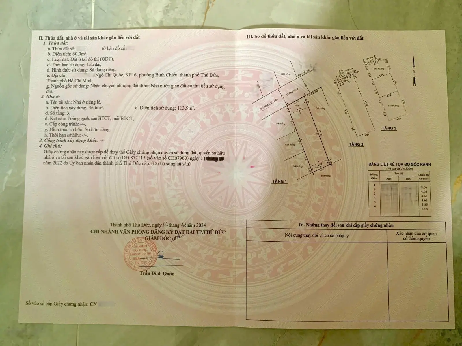 Chính chủ bán nhà mới xây đã hoàn công 3pn 3wc 2 ban công trước sau - Hẻm xe hơi Bình Chiểu Thủ Đức