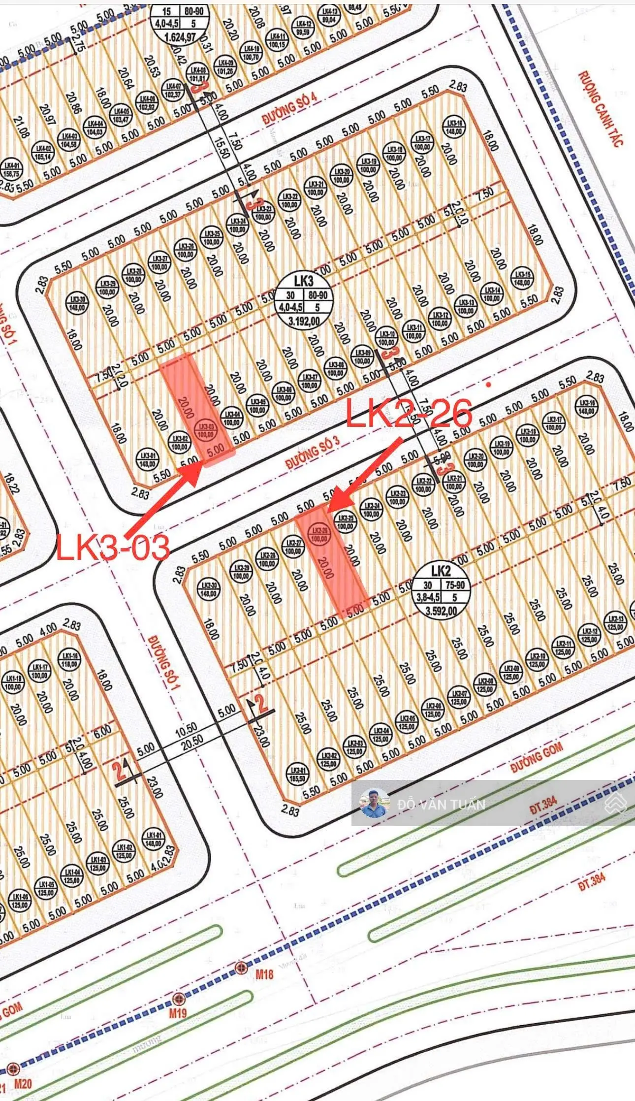 Bán đất đấu giá vân du ân thi, giá tốt nhất chỉ 28,2 triệu/m2, 100m2 đất bán