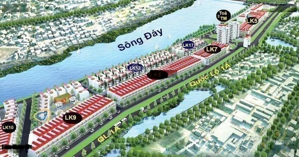 Bán đất KĐT Tài Tâm Riverside - Ngay cổng chính vào mặt QL1A