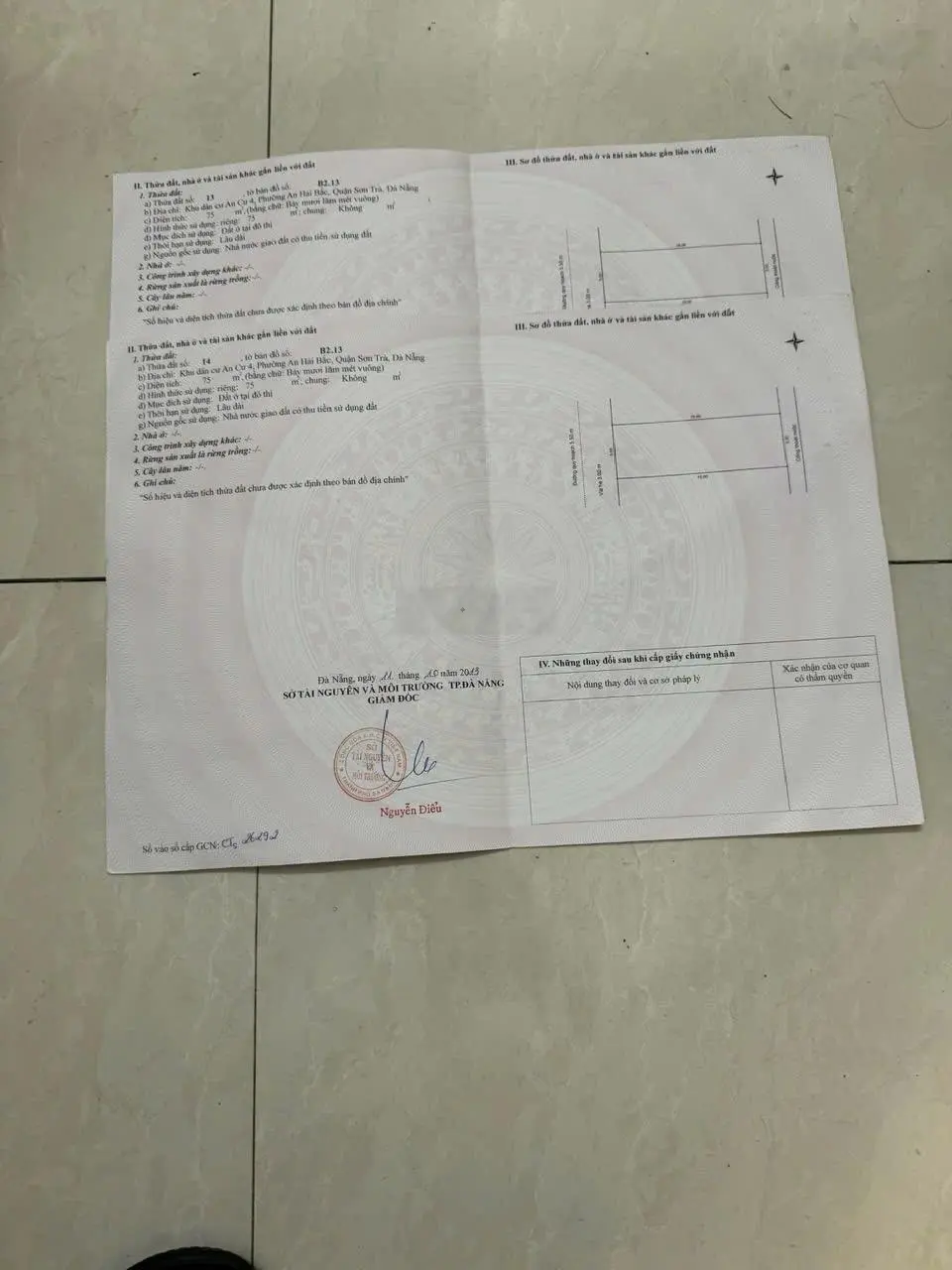 Bán 2 lô liền kề mặt tiền đường trần thanh mại , cách biển 5p đi bộ .
