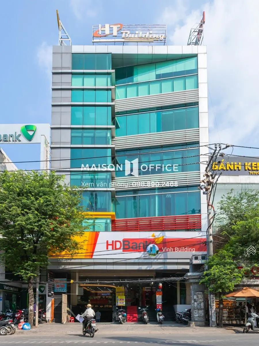 Toàn Nhà Vip! MT Nguyễn Gia Trí - D2, Bình Thạnh. DT: 8x20m (160m2) Hầm 8 Tầng, HĐ thuê 350tr 80 Tỷ