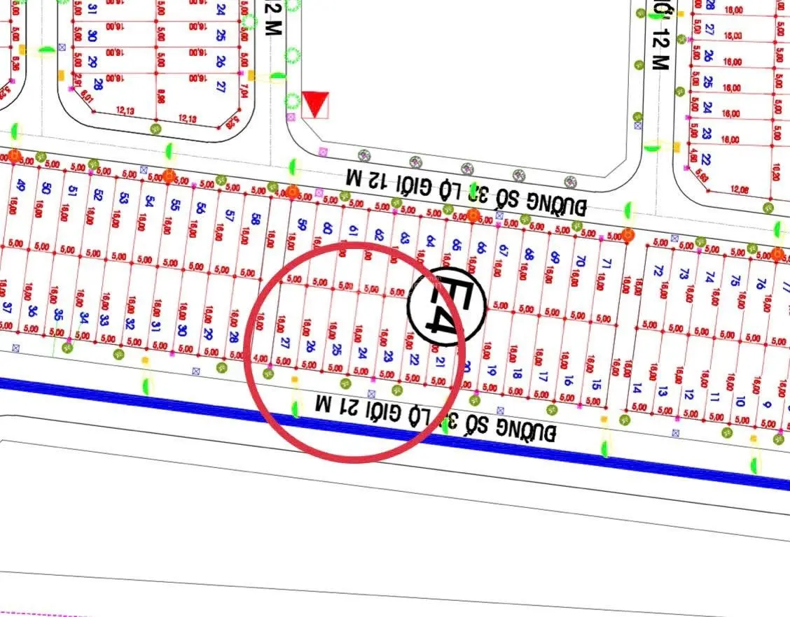 Giá cực tốt, đường số 33 DA Saigon Village lộ giới 21m, đối diện T&T Millennia, DT 80m2, chỉ 2tỷ450