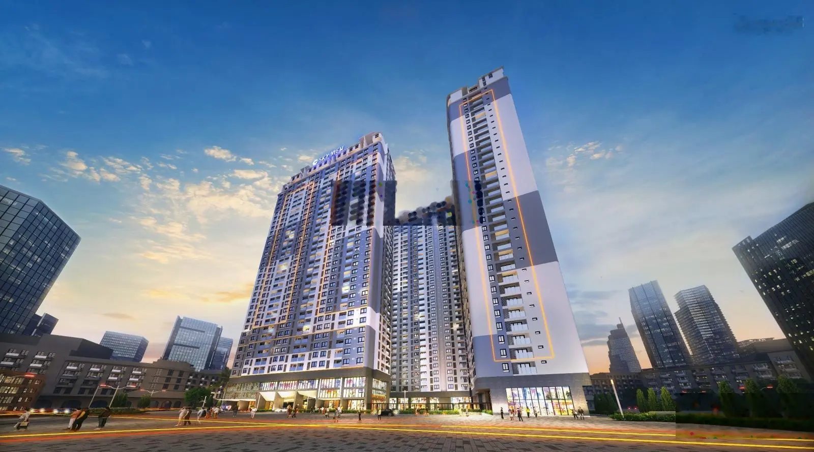 Cần bán gấp căn hộ C Sky View 2PN căn gốc view hồ bơ Tầng Cao Nhận Nhà Ở Ngay.
