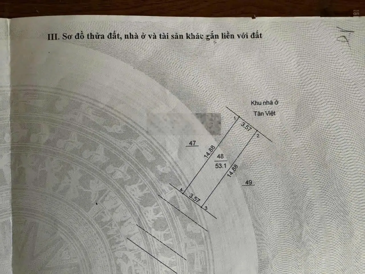 Bán nhà 53m2 đường 3 ô tô tránh tại khu DV Tân Việt - Hoài Đức